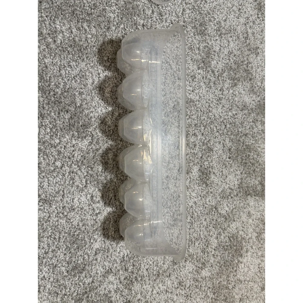 22pk Essentials™ Rectangular Plastic Egg Storage Container w Lid Hold 12Eggs NEW